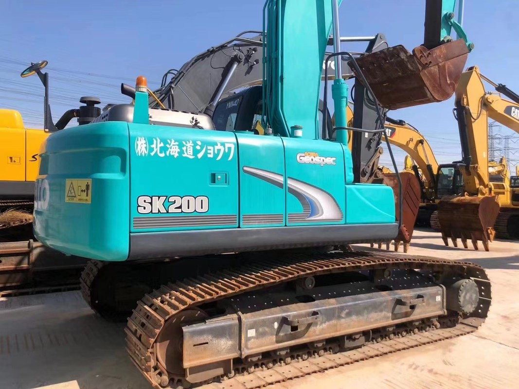 Excavadora hidráulica de 20 toneladas utilizada Kobelco 200 Excavadora para la construcción de carreteras