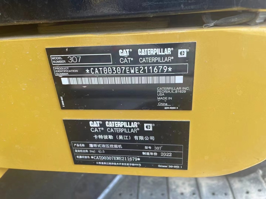 Exportación de excavadora Cat usada Cat 307D en buen estado, todo por un mejor precio