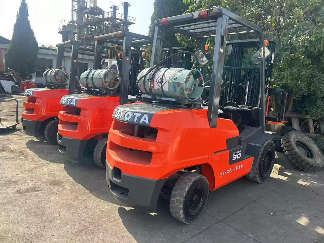 Carretilla elevadora Toyota usada, carretilla elevadora Toyota de combustible, carretilla elevadora Toyota de gas usada, de Japón