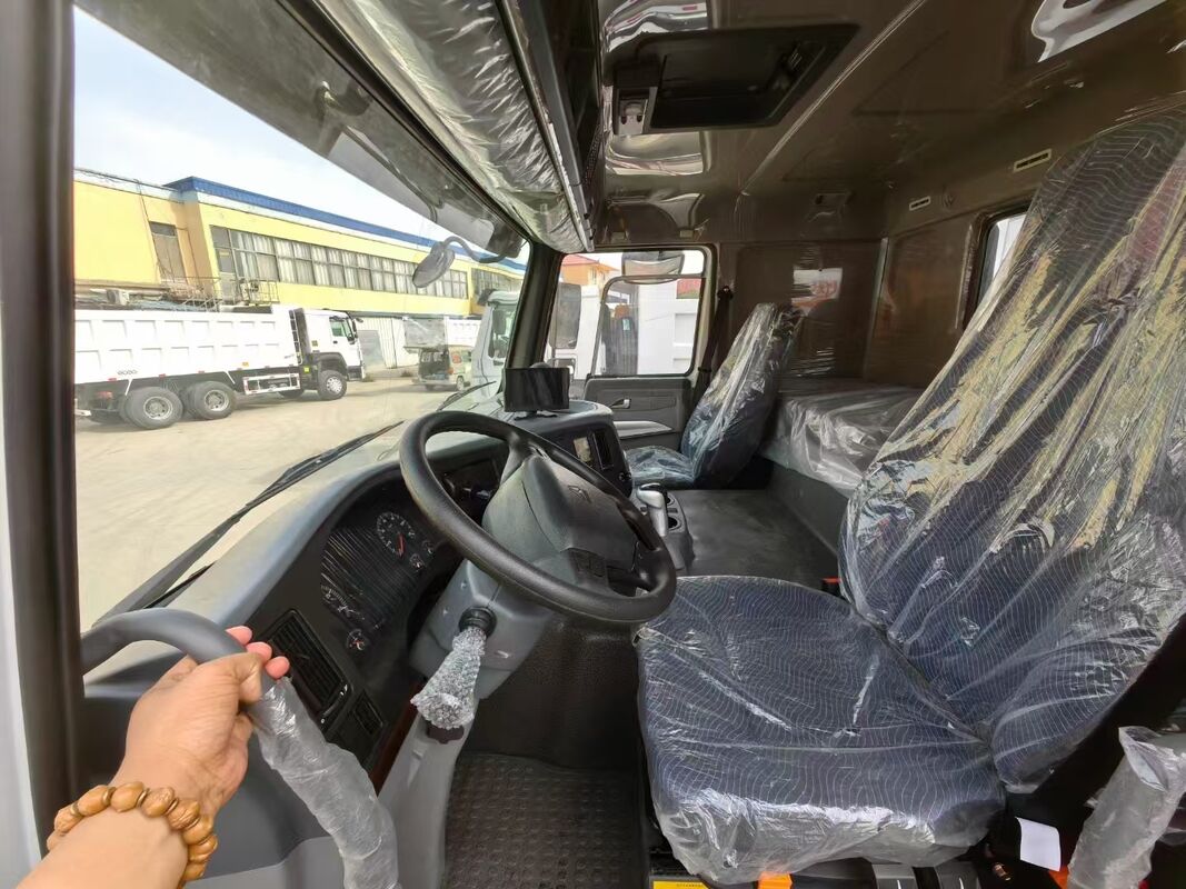 Camión pesado Sinotruk Howo 6X4 usado 371, cabeza tractora CNG LNG con caja de cambios rápida, combustible diésel, dirección izquierda, tanque de carga, China