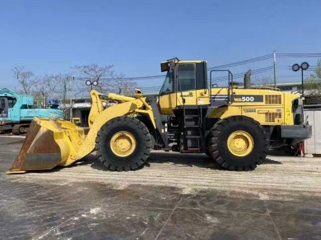 Excelente Cargador Usado Komatsu Wa500-6 Cargadores de Ruedas Hechos en Japón Cargador Wa380 500 600 900 Maquinaria de Construcción Minería Carga