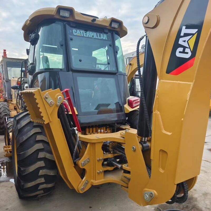 Used Original Cat 420f Backhoe Loader Four Wheel Drive Multi-purpose Loader Machinery for Sale with Flexible Operation