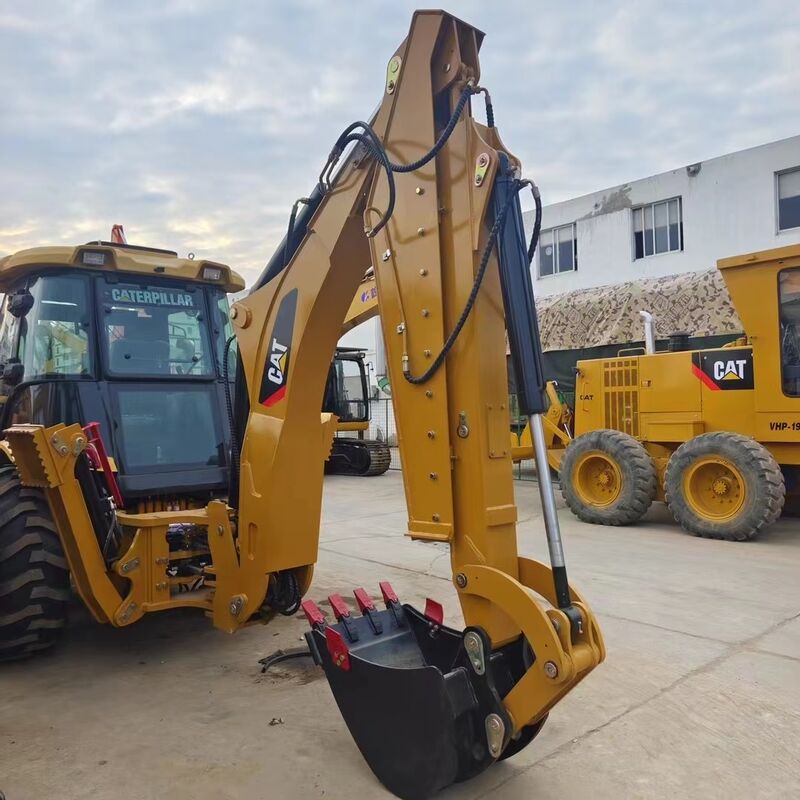 Used Original Cat 420f Backhoe Loader Four Wheel Drive Multi-purpose Loader Machinery for Sale with Flexible Operation