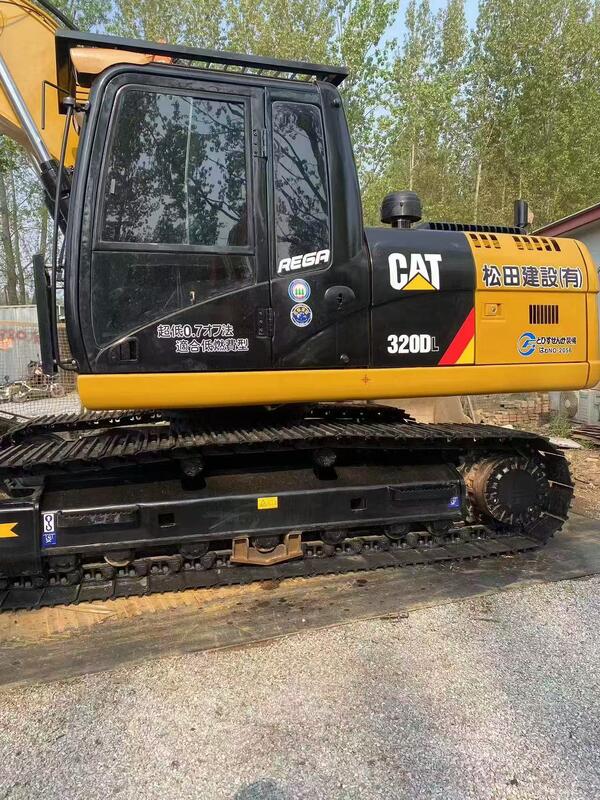 Tipo de oruga utilizado Excavadora CAT 320DL, equipo de construcción de segunda mano