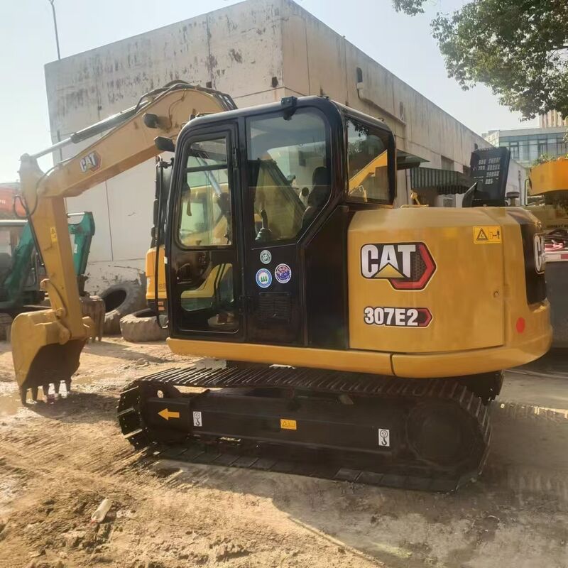 Excavadora Cat 307E de segunda mano, alta relación precio-rendimiento, adecuada para diversos escenarios