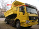 Yellow Sinotruk Howo 6x4 371hp Heavy Duty Dump Truck