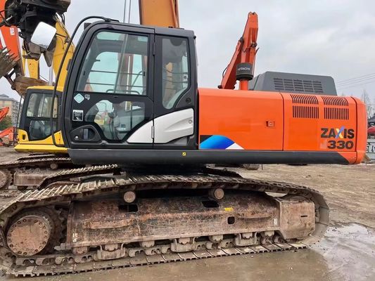Velocidad rápida ZX300-5A Excavadora usada Hitachi con motor nuevo Isuzu original importado
