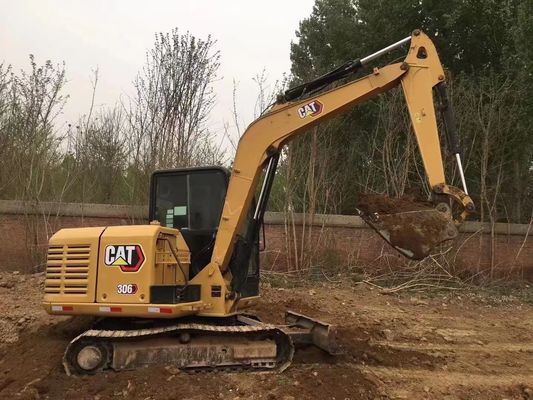 Excavadora Cat 306 de alto rendimiento con motor potente y 5,7 toneladas